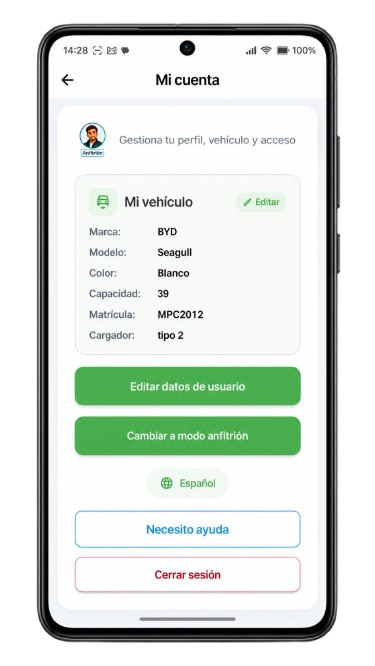 Ponete en modo anfitrión